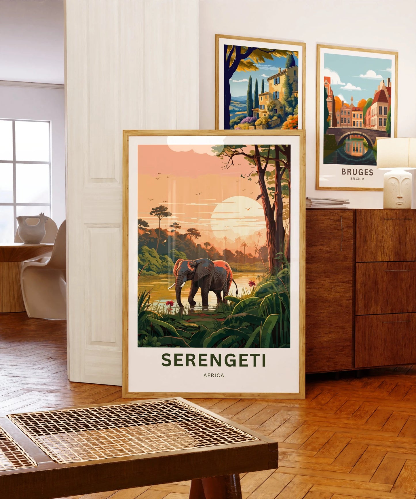 Serengeti Travel Poster