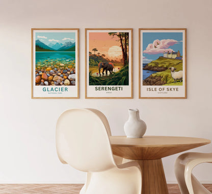 Serengeti Travel Poster