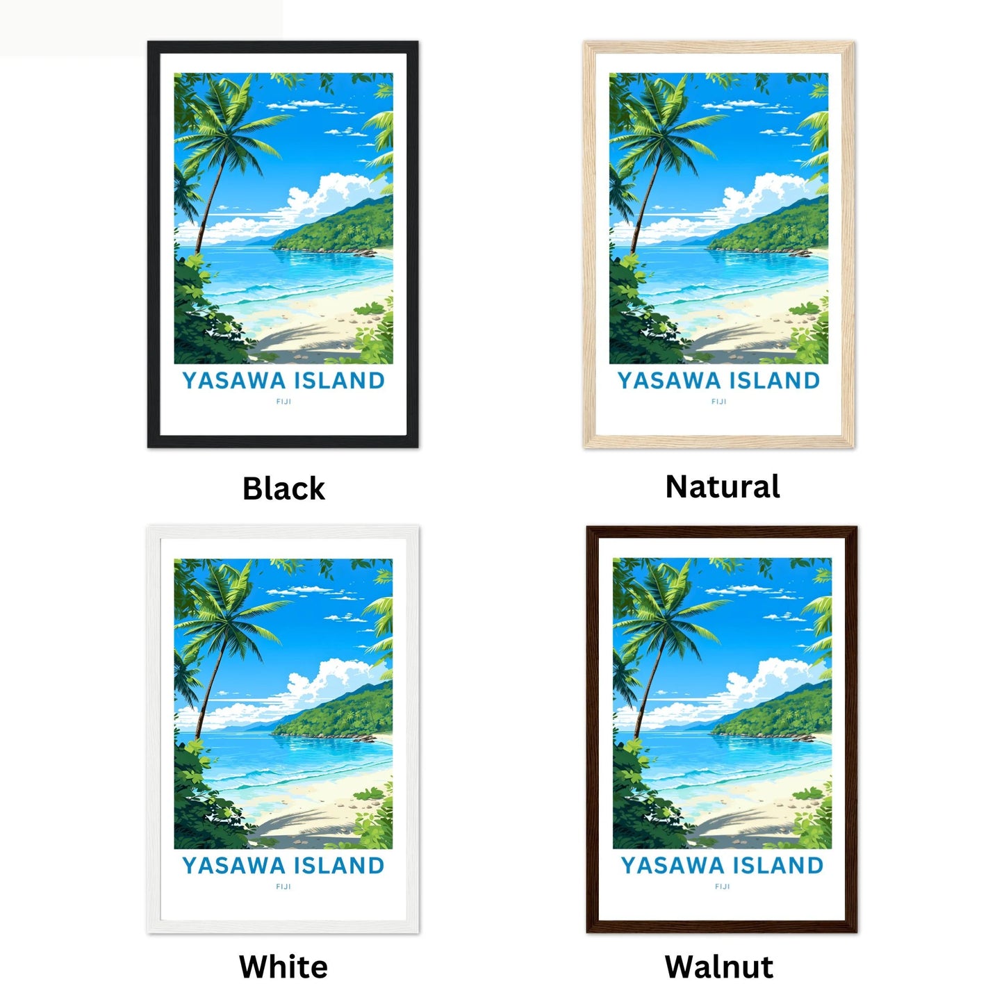 Yasawa Island Travel Poster