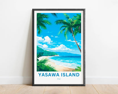 Yasawa Island Travel Poster