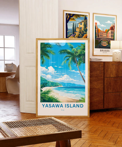 Yasawa Island Travel Poster