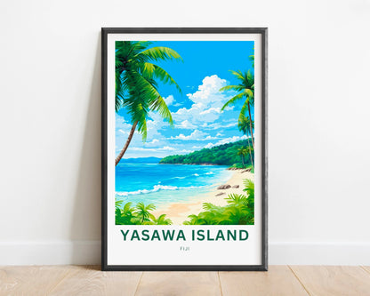 Yasawa Island Travel Poster