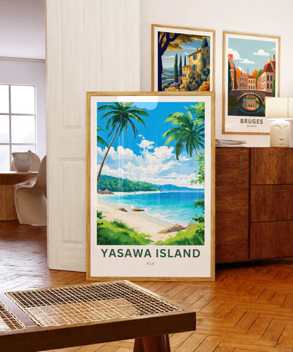 Yasawa Island Travel Poster