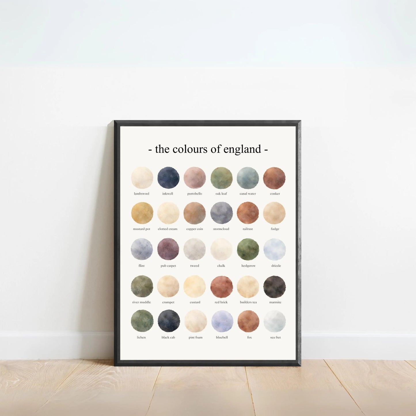 The Colours of  England – Watercolor