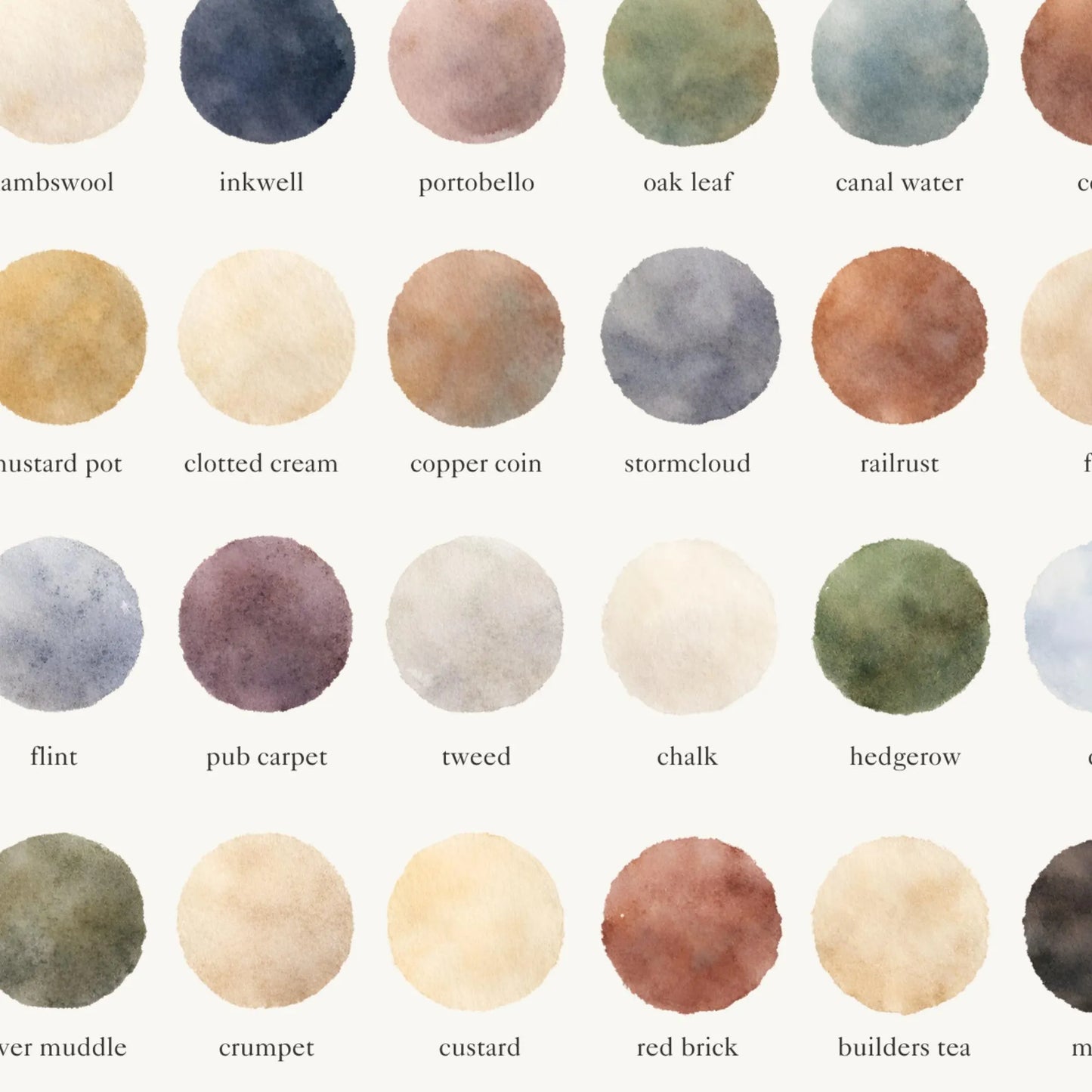 The Colours of  England – Watercolor