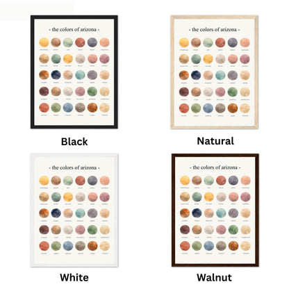 The Colors of Arizona - Watercolor Print