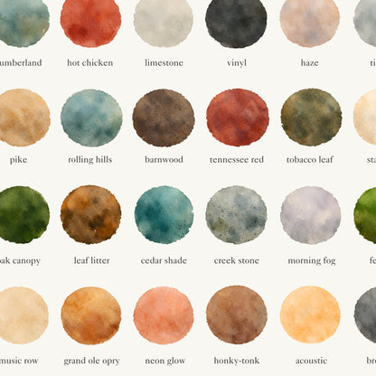 The Colors of Nashville – Watercolor