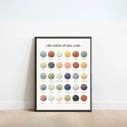 The Colors of New York - Watercolor Print