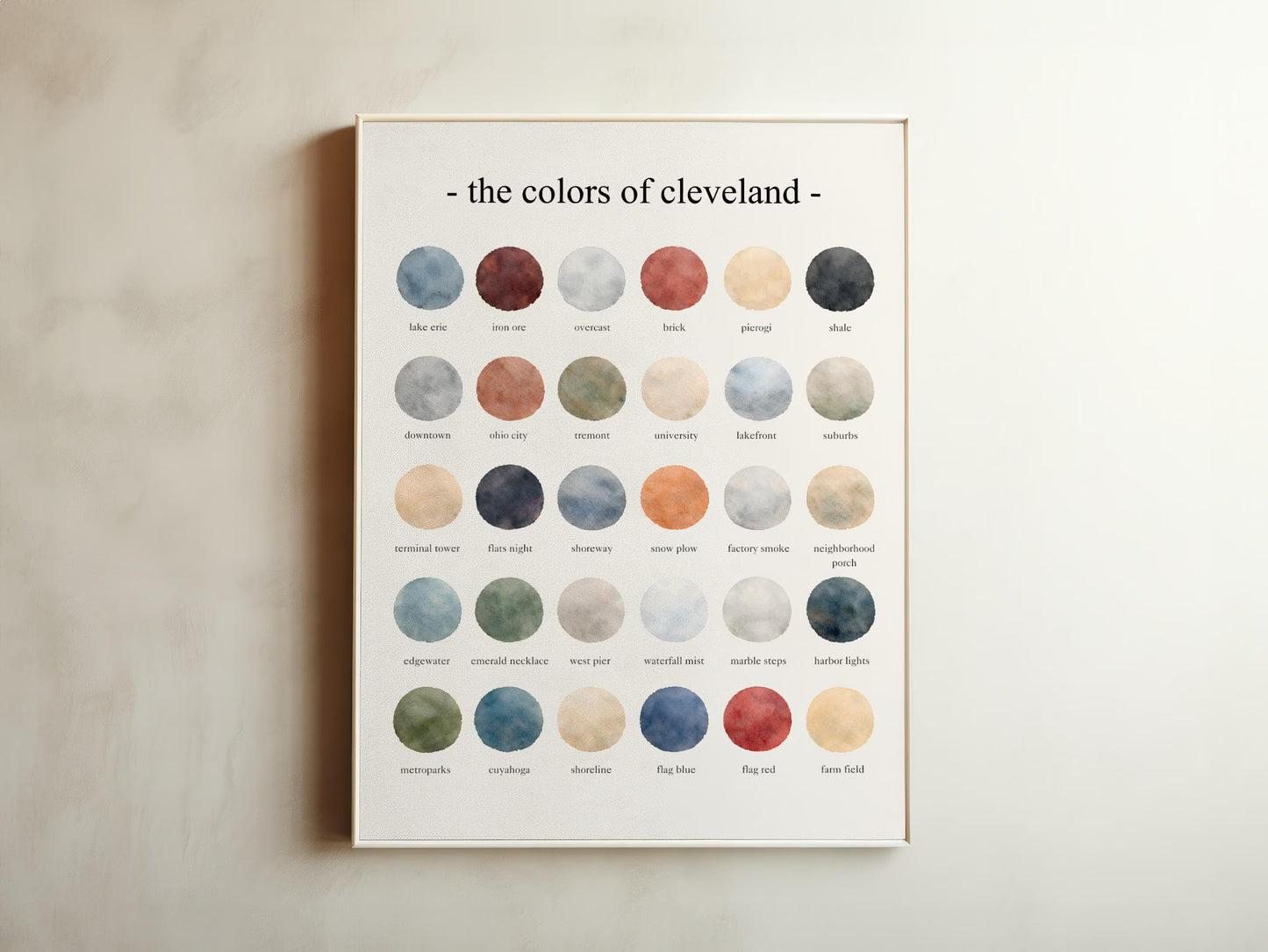 The Colors of Cleveland – Watercolor
