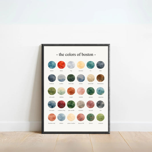 The Colors of Boston – Watercolor