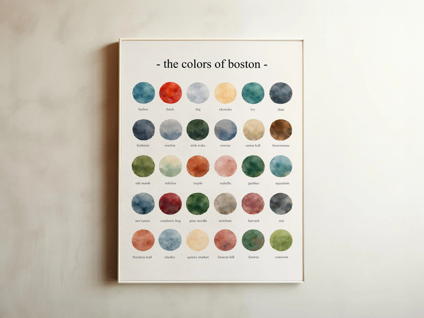 The Colors of Boston – Watercolor