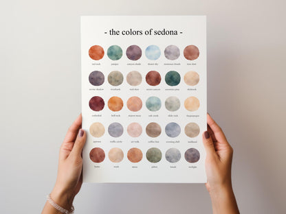 The Colors of Sedona – Watercolor