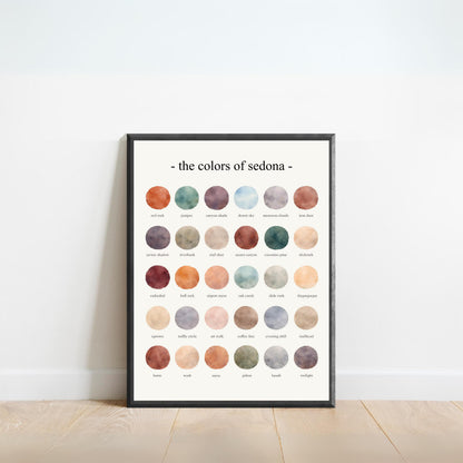 The Colors of Sedona – Watercolor