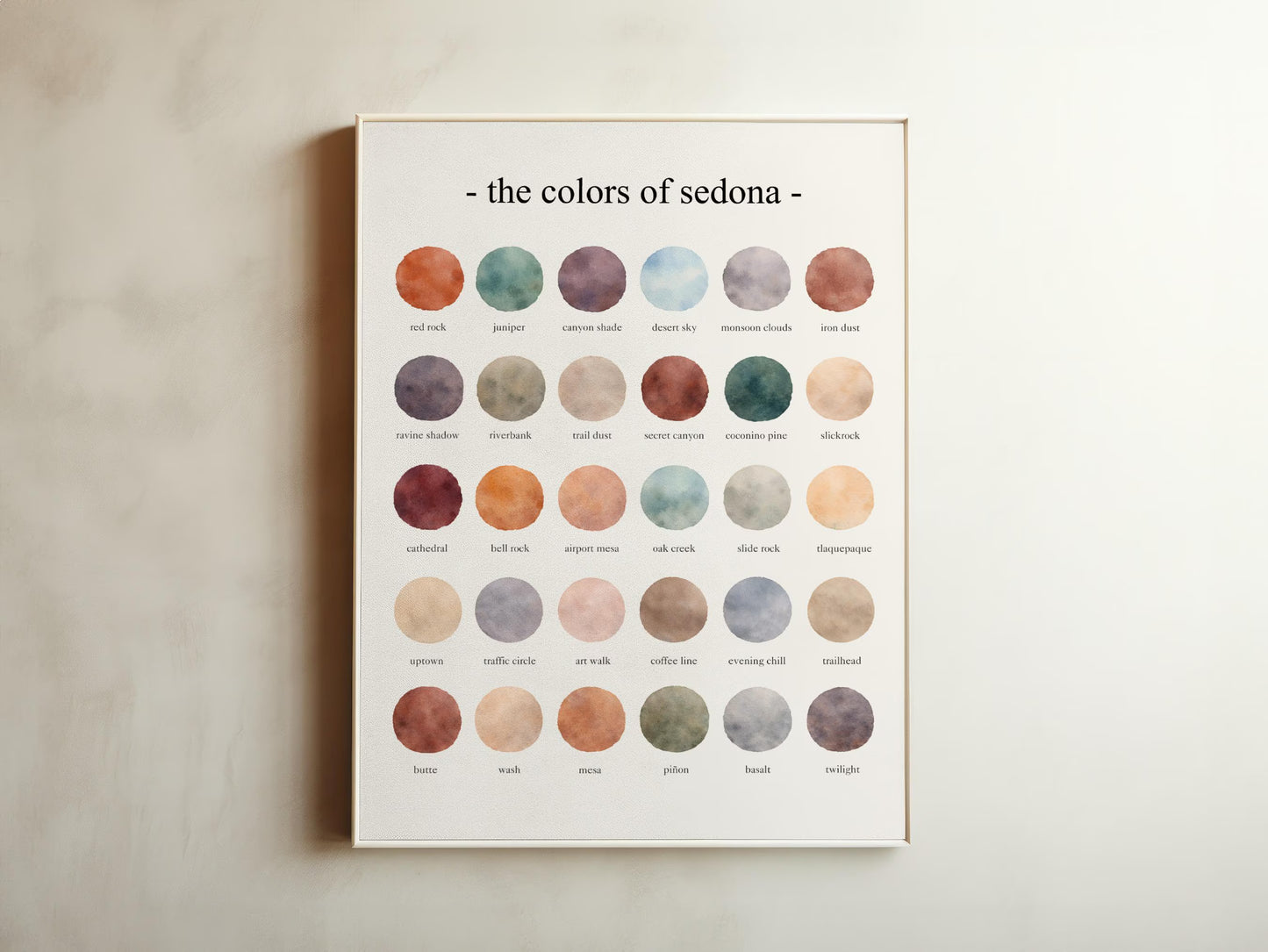 The Colors of Sedona – Watercolor