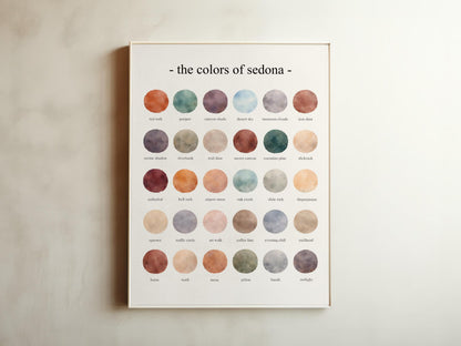 The Colors of Sedona – Watercolor