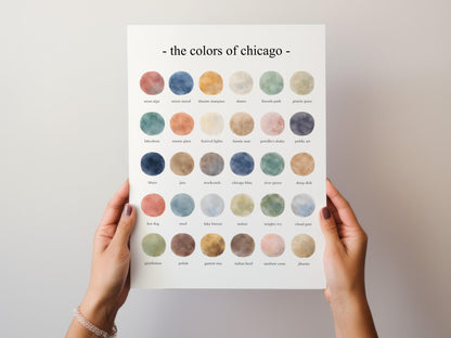 The Colors of Chicago – Watercolor