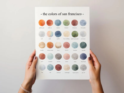 The Colors of San Francisco – Watercolor