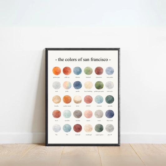 The Colors of San Francisco – Watercolor