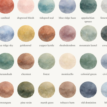 The Colors of Virginia - Watercolor Print