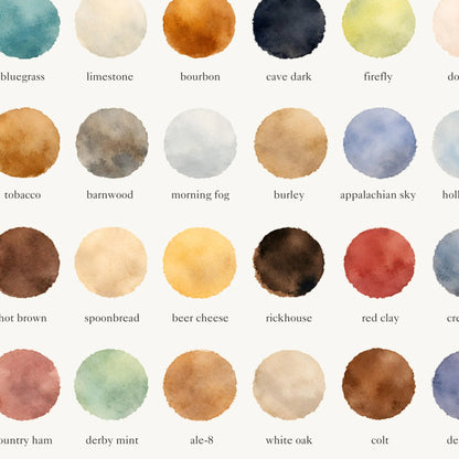 The Colors of Kentucky - Watercolor Print