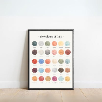 The Colours of Italy - Watercolor Print