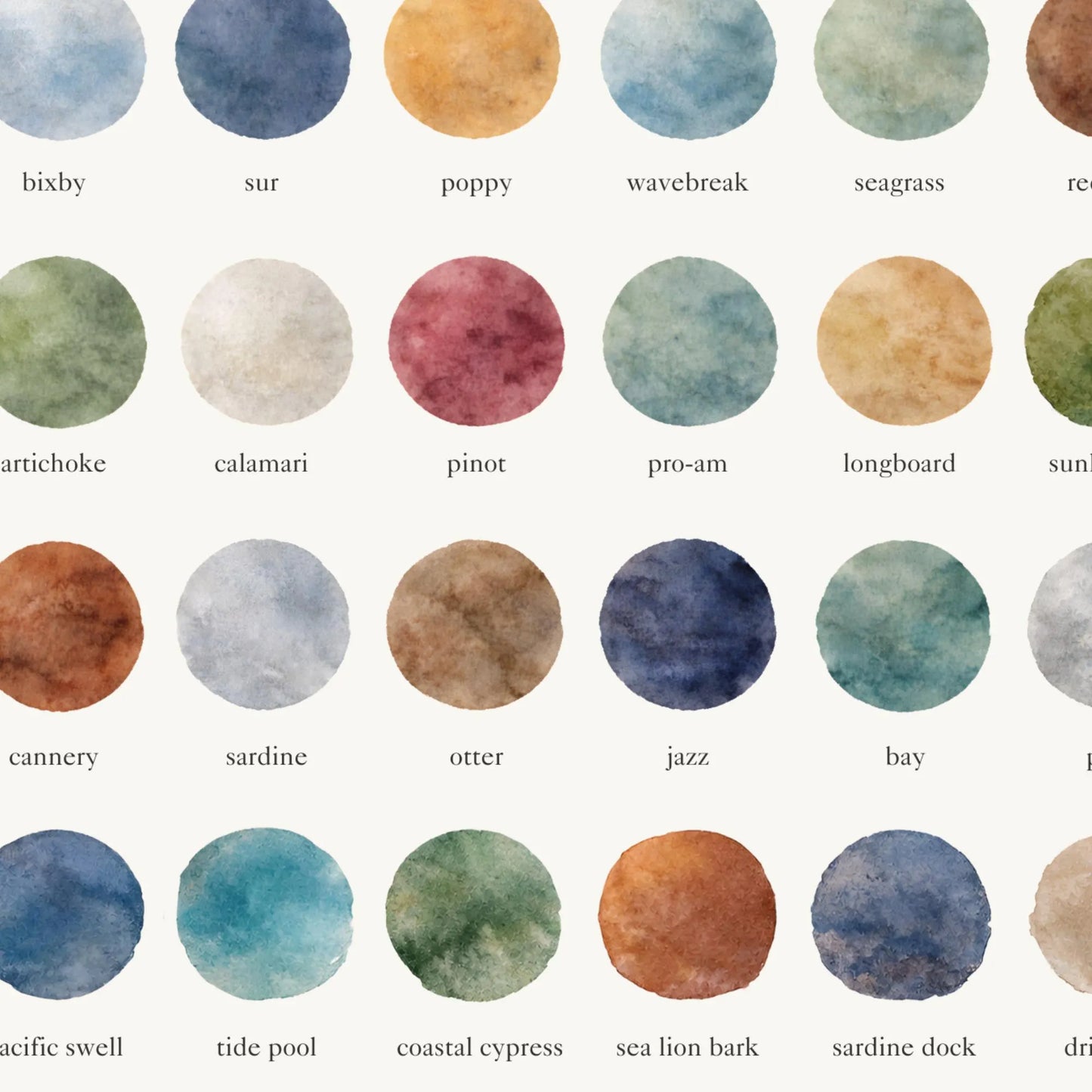 The Colors of Monterey – Watercolor