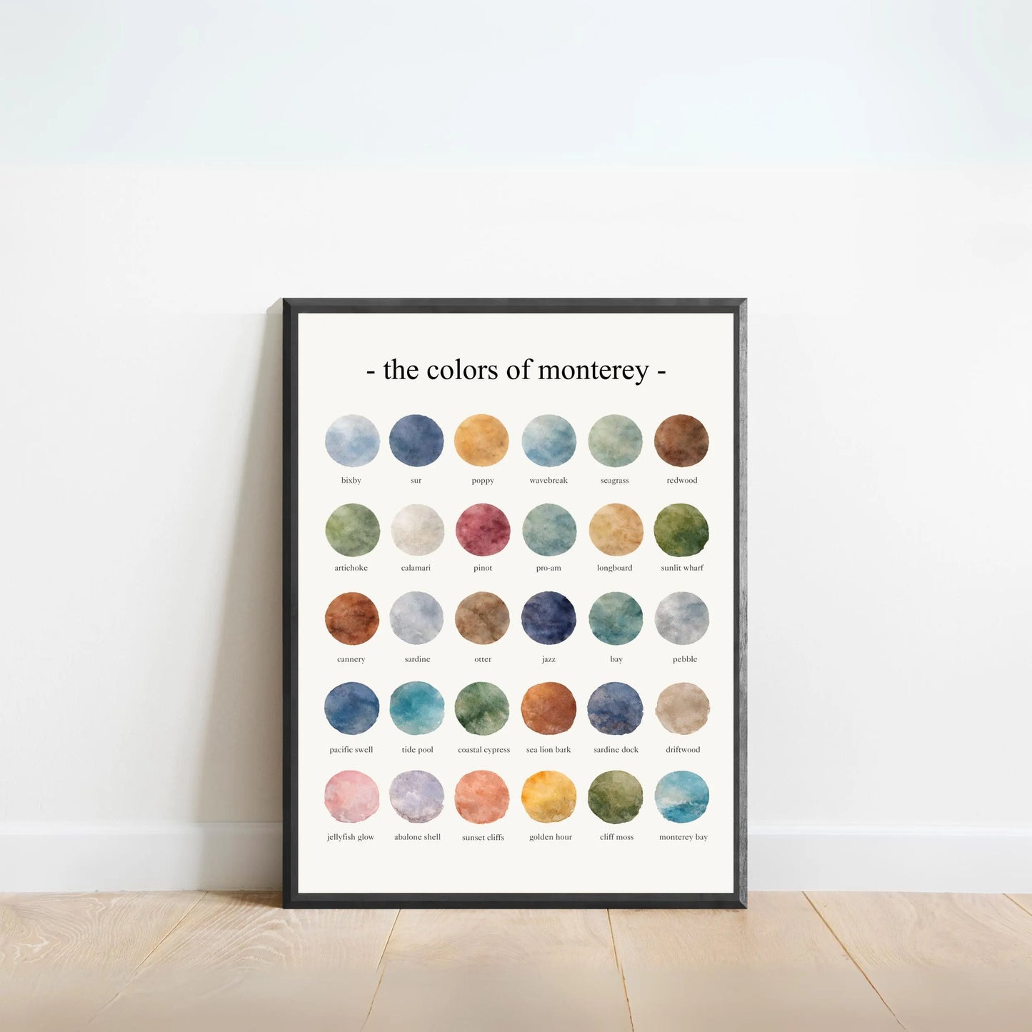 The Colors of Monterey – Watercolor