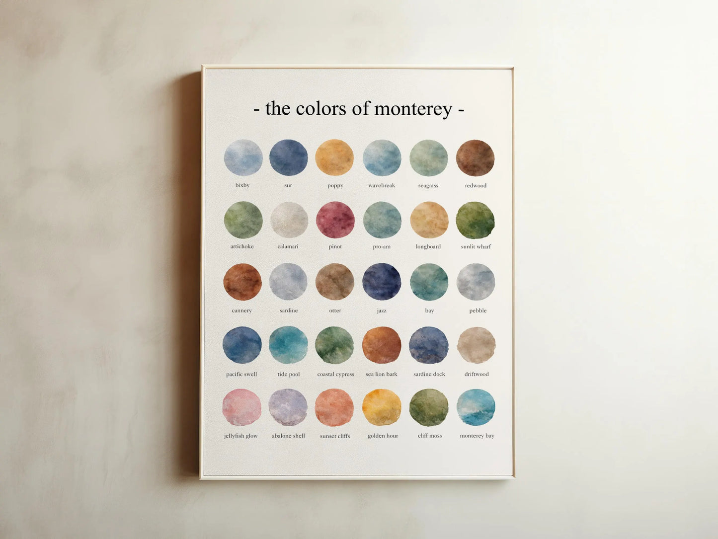 The Colors of Monterey – Watercolor
