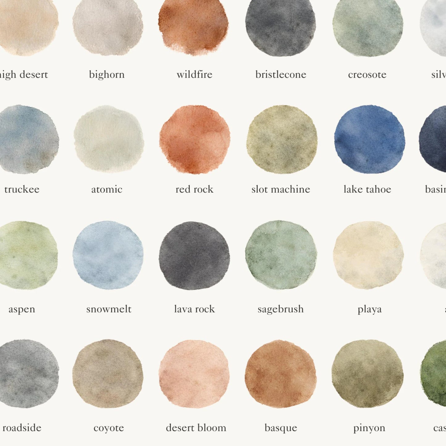 The Colors of Nevada - Watercolor Print
