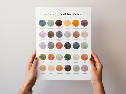 The Colors of Houston – Watercolor