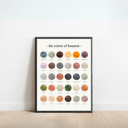 The Colors of Houston – Watercolor