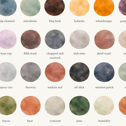 The Colors of Houston – Watercolor