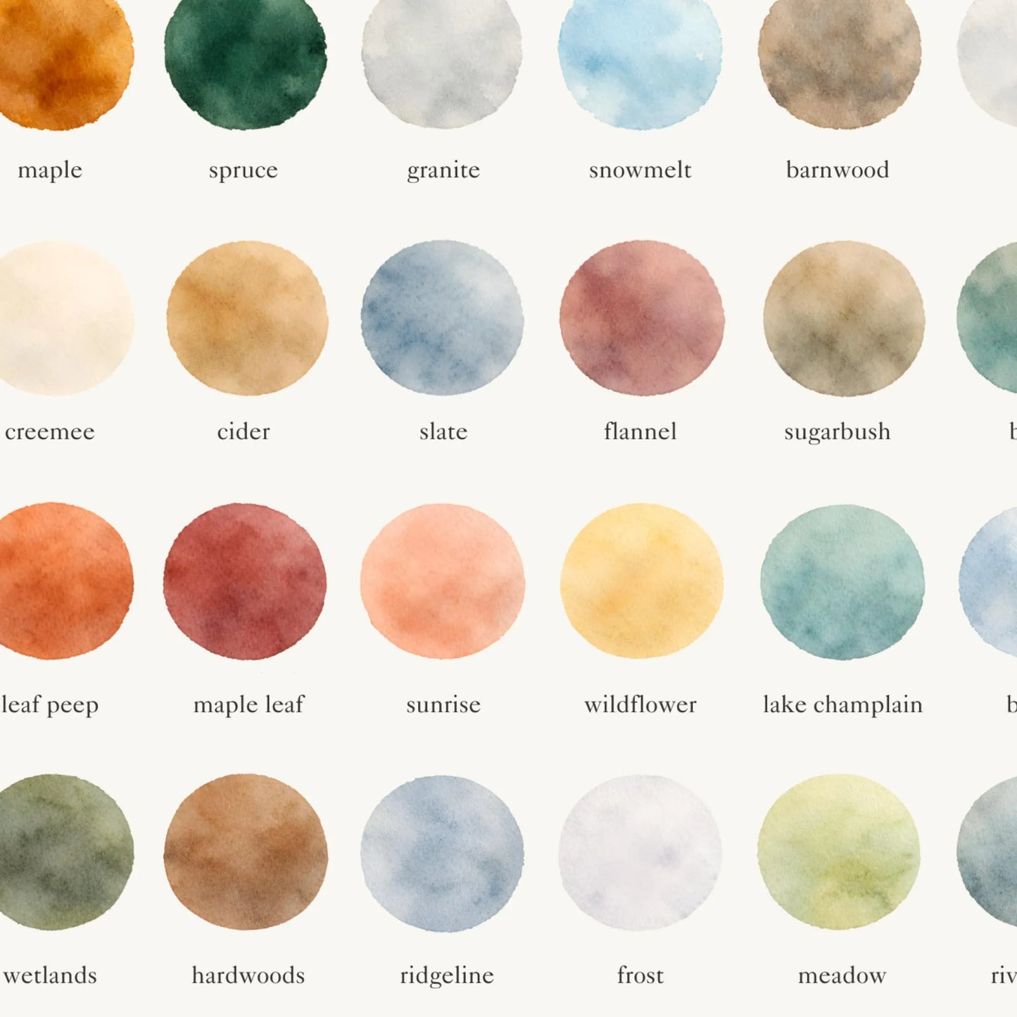 The Colors of Vermont - Watercolor Print