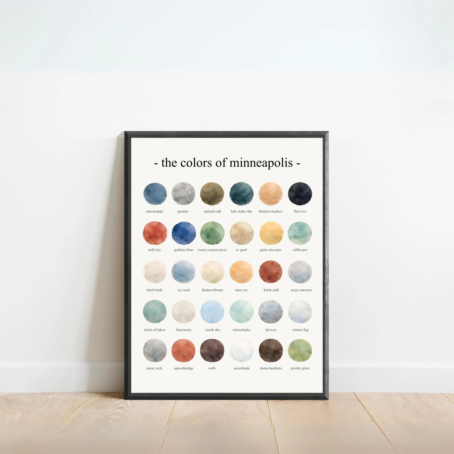 The Colors of Minneapolis – Watercolor