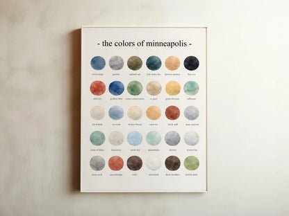 The Colors of Minneapolis – Watercolor