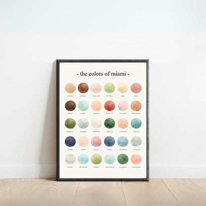 The Colors of Miami – Watercolor