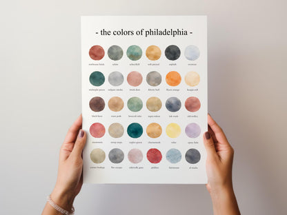 The Colors of Philadelphia  – Watercolor