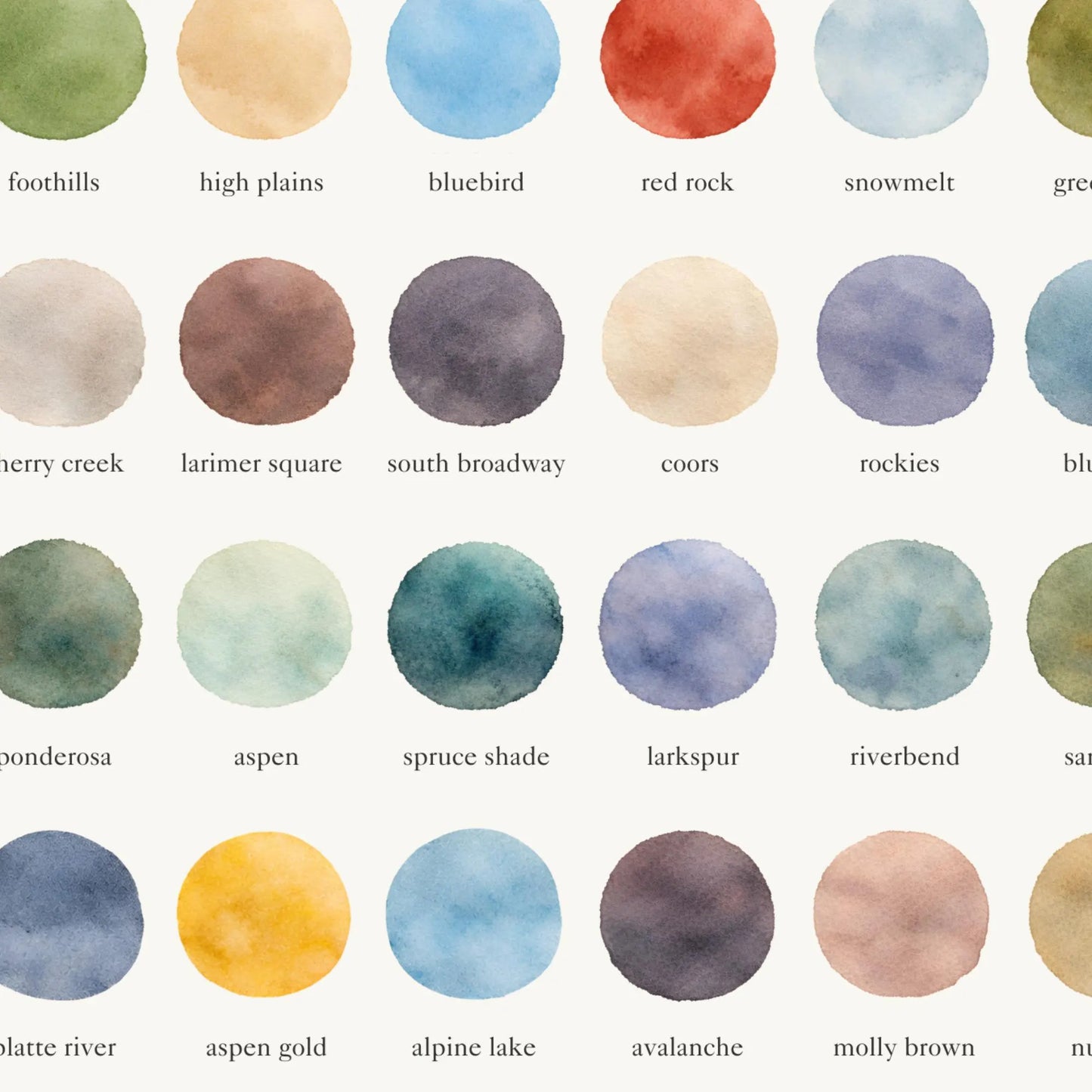 The Colors of Denver – Watercolor