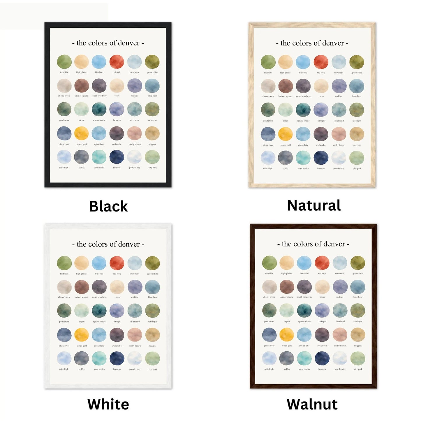 The Colors of Denver – Watercolor