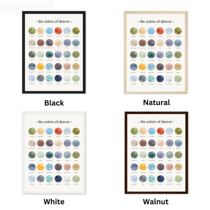 The Colors of Denver – Watercolor
