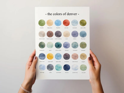 The Colors of Denver – Watercolor