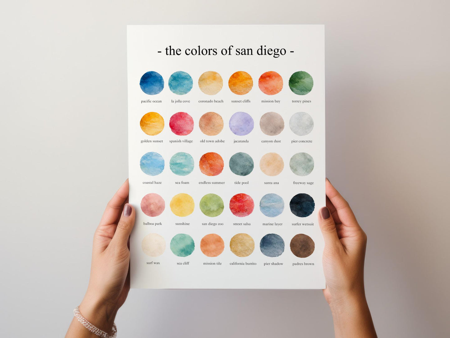 The Colors of San Diego – Watercolor