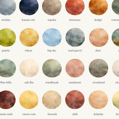 The Colors of Kansas  – Watercolor