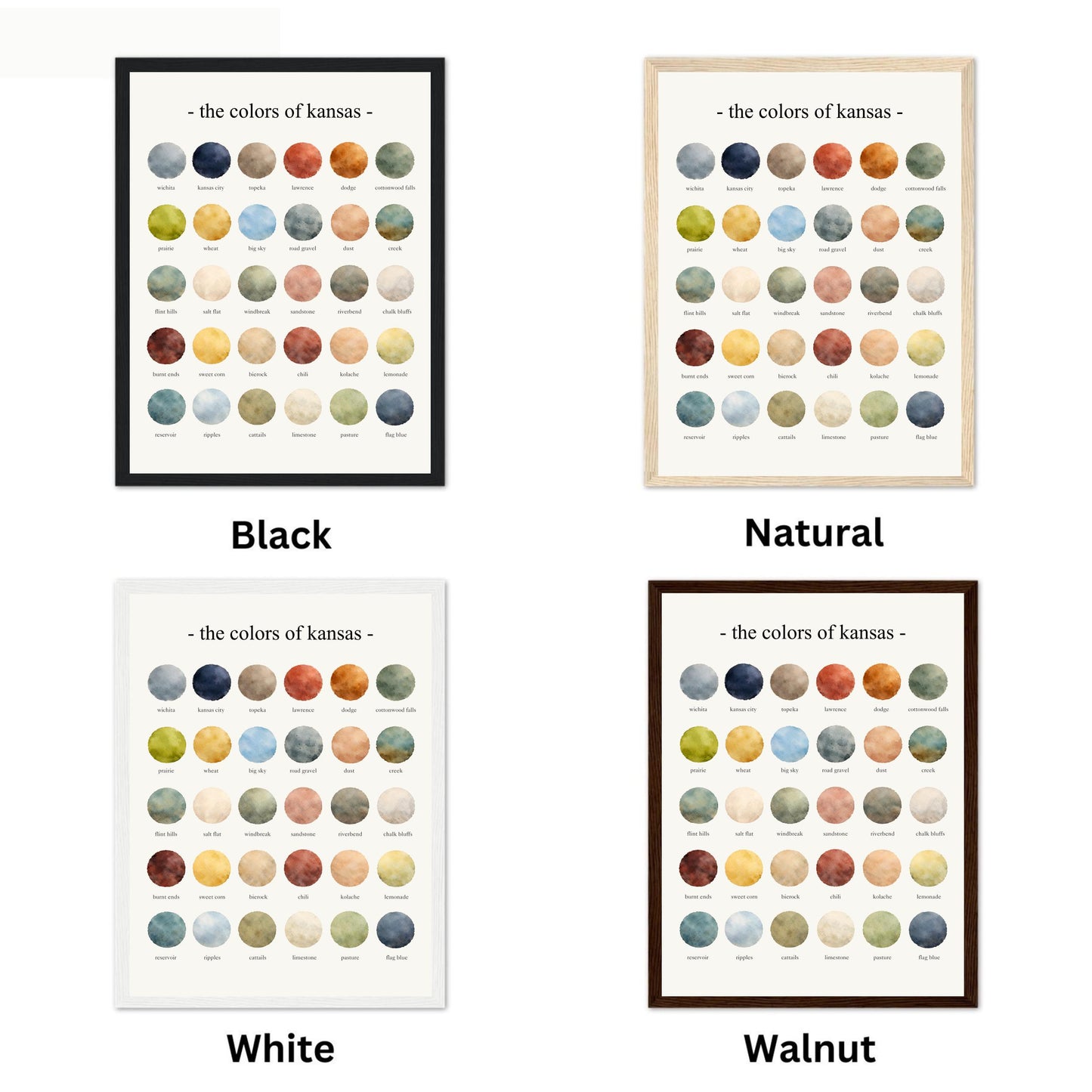 The Colors of Kansas  – Watercolor