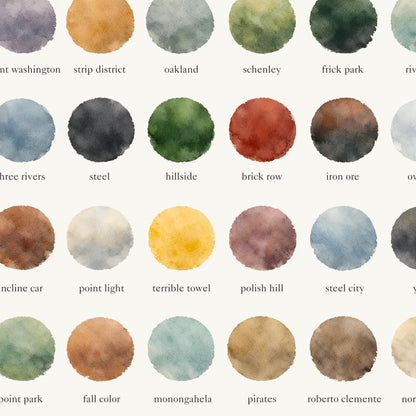 The Colors of Pittsburgh – Watercolor