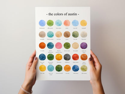 The Colors of Austin  – Watercolor