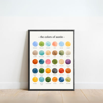 The Colors of Austin  – Watercolor