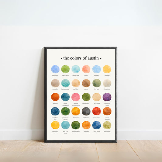 The Colors of Austin  – Watercolor