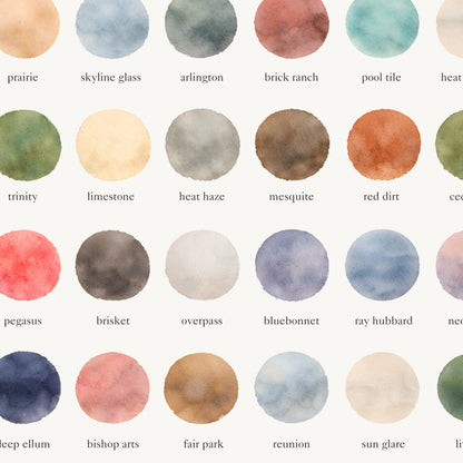 The Colors of Dallas  – Watercolor