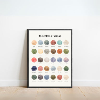 The Colors of Dallas  – Watercolor